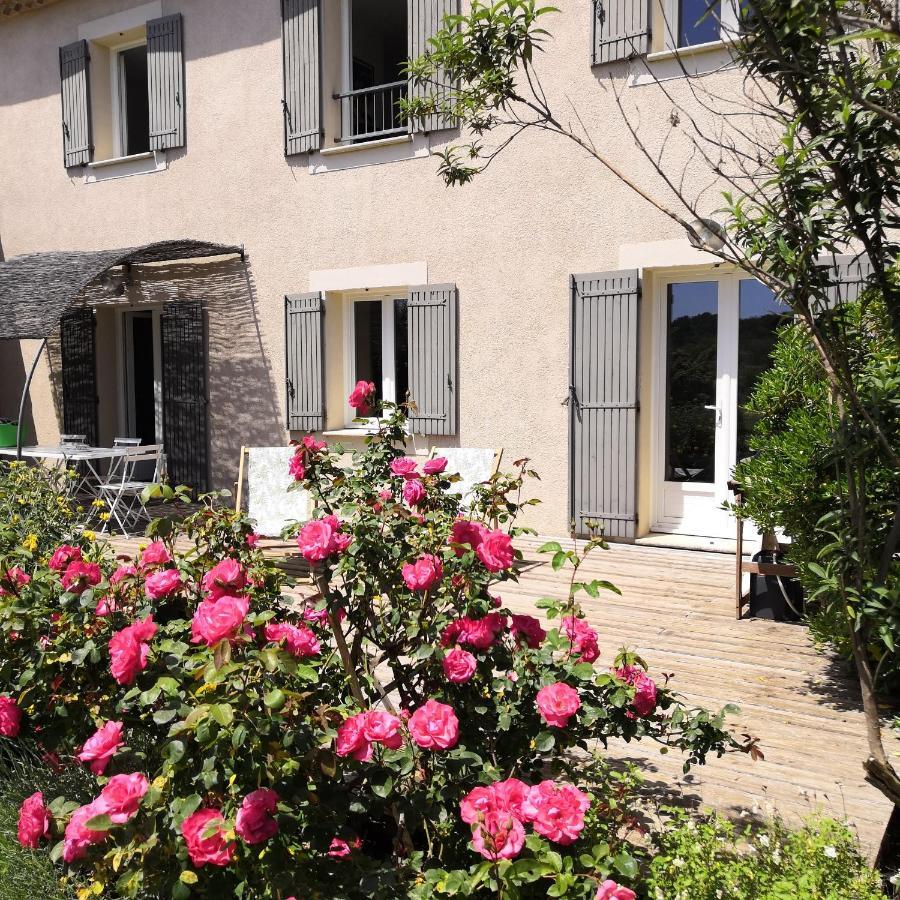 Villa Spacieuse Avec Terrasse Et Vue Mont Ventoux Entrechaux Eksteriør billede